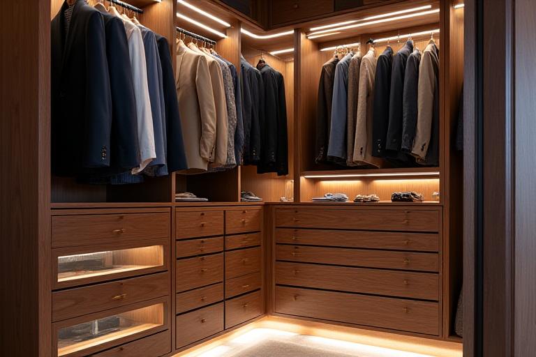 Armario empotrado a medida y soluciones de almacenamiento
